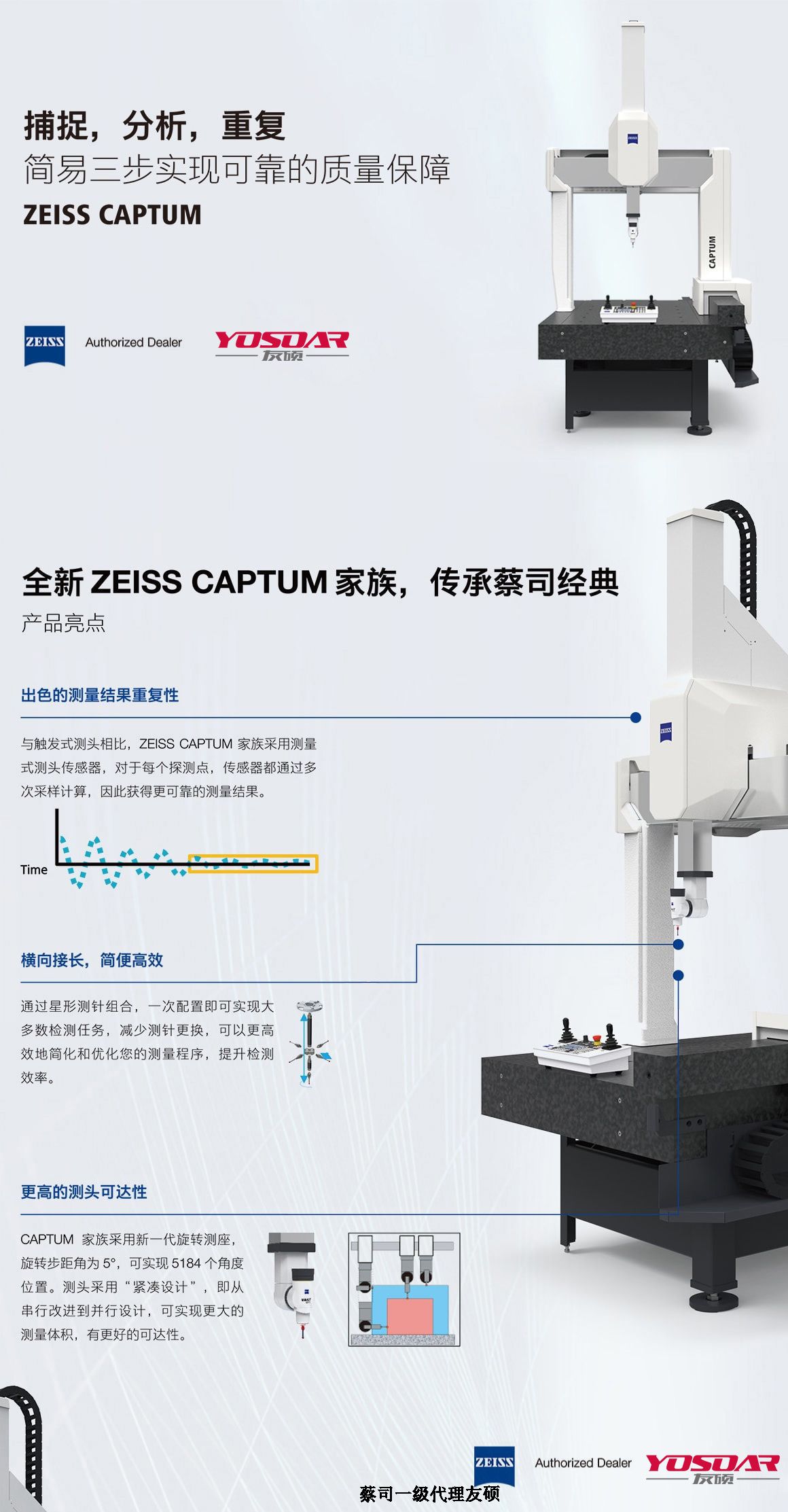 黄石蔡司三坐标CAPTUM